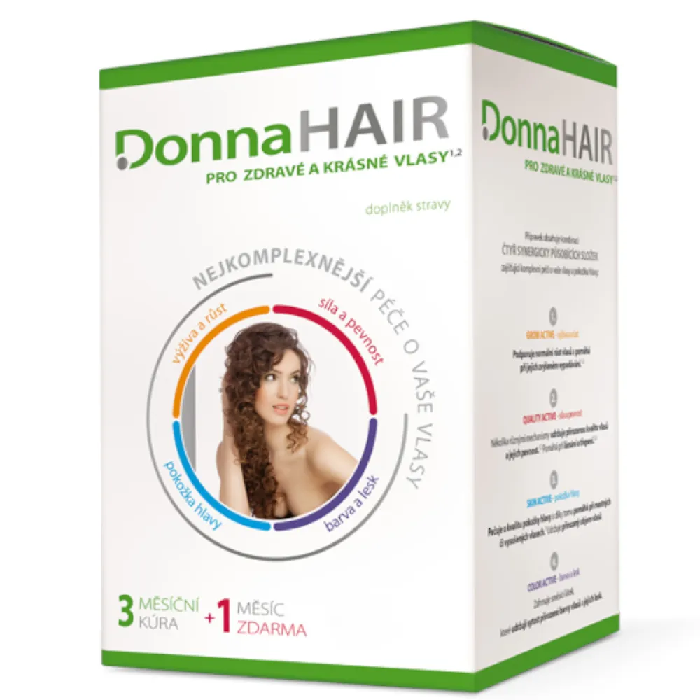 DonnaHAIR 4měsíční kúra tob.90+30 ZDARMA