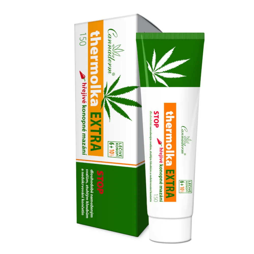 Cannaderm Thermolka EXTRA hřejivé mazání 150ml
