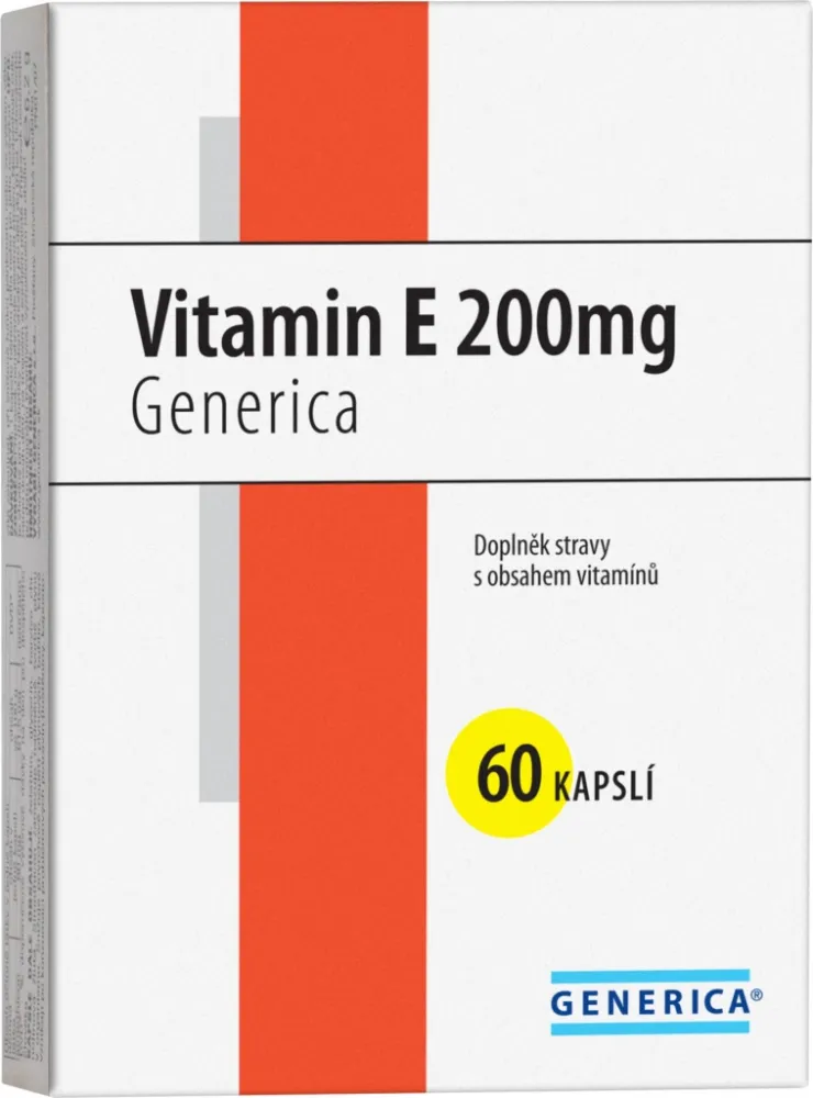 Vitamin E 200 I.U. cps.60 Generica