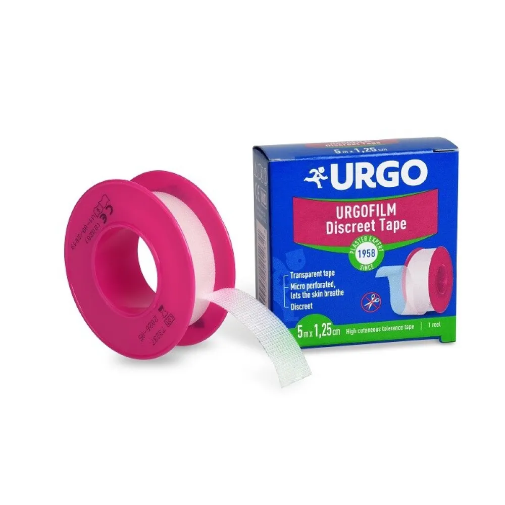 URGO FILM Transparentní náplast 1.25cmx5m NOVÁ