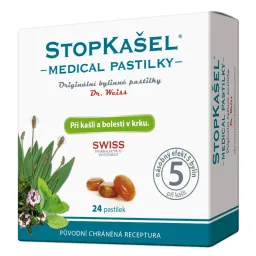 STOPKAŠEL Medical pastilky Dr. Weiss 24 pastilek