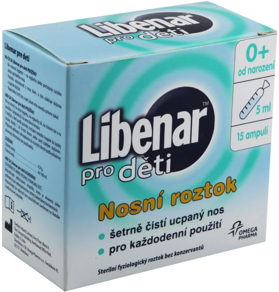 Libenar pro děti nosní kapky 15x5ml
