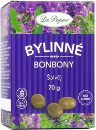 Dr.Popov Bonbony Šalvěj 70g