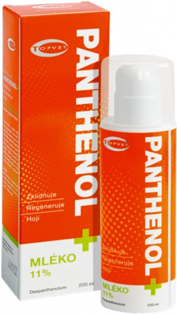 TOPVET Panthenol+ Mléko 11% 200ml