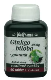 MedPharma Ginkgo biloba+guarana cps.67