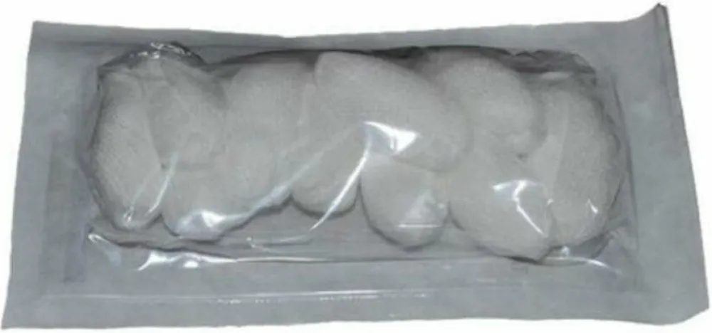 Tampón stáčený z gázy steril.15x15/10ks Steriwund