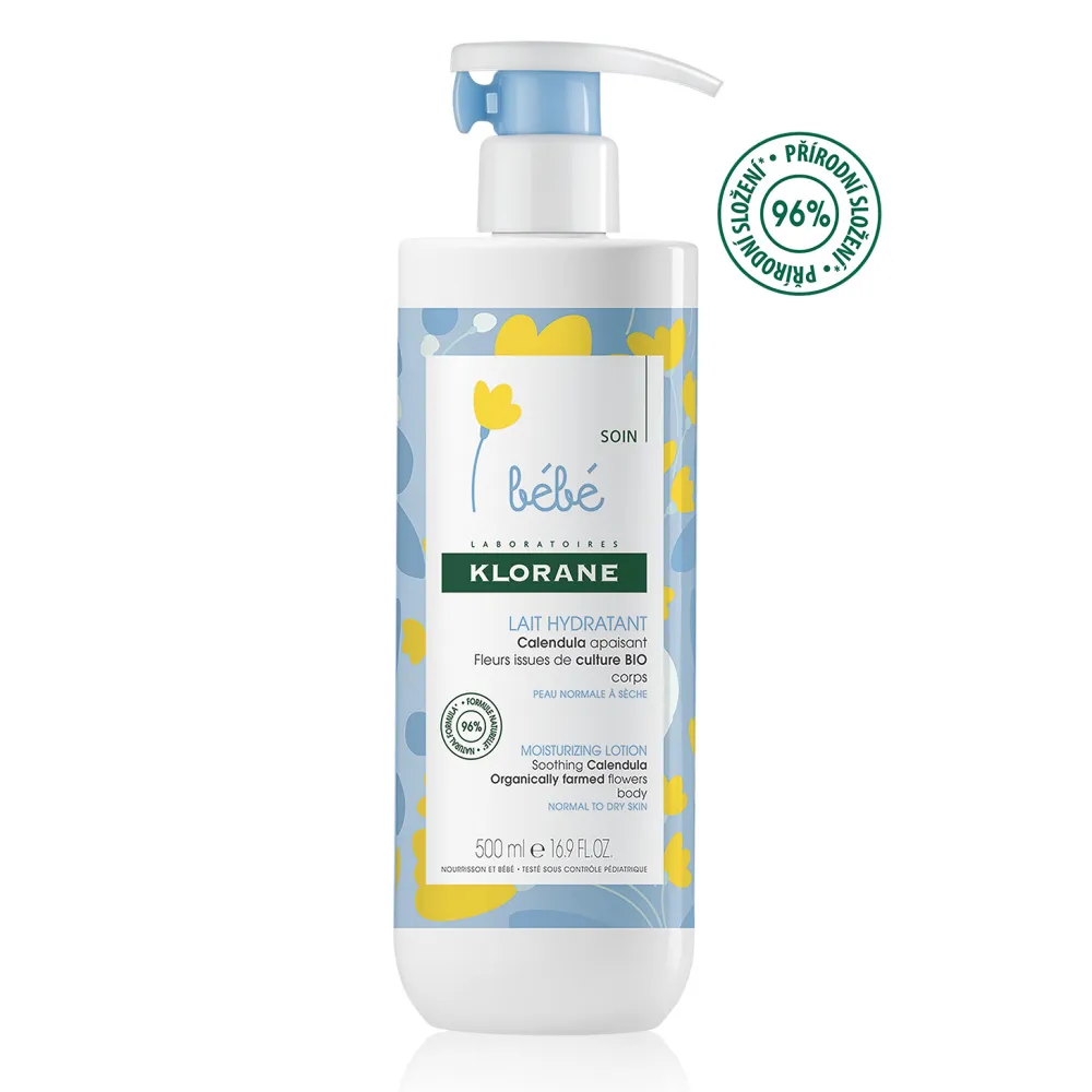 KLORANE BEBE Hydratační mléko s měsíčkem 500ml