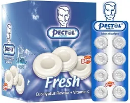 Pectol eukalyptový drops s vit.C box 24 blistrů