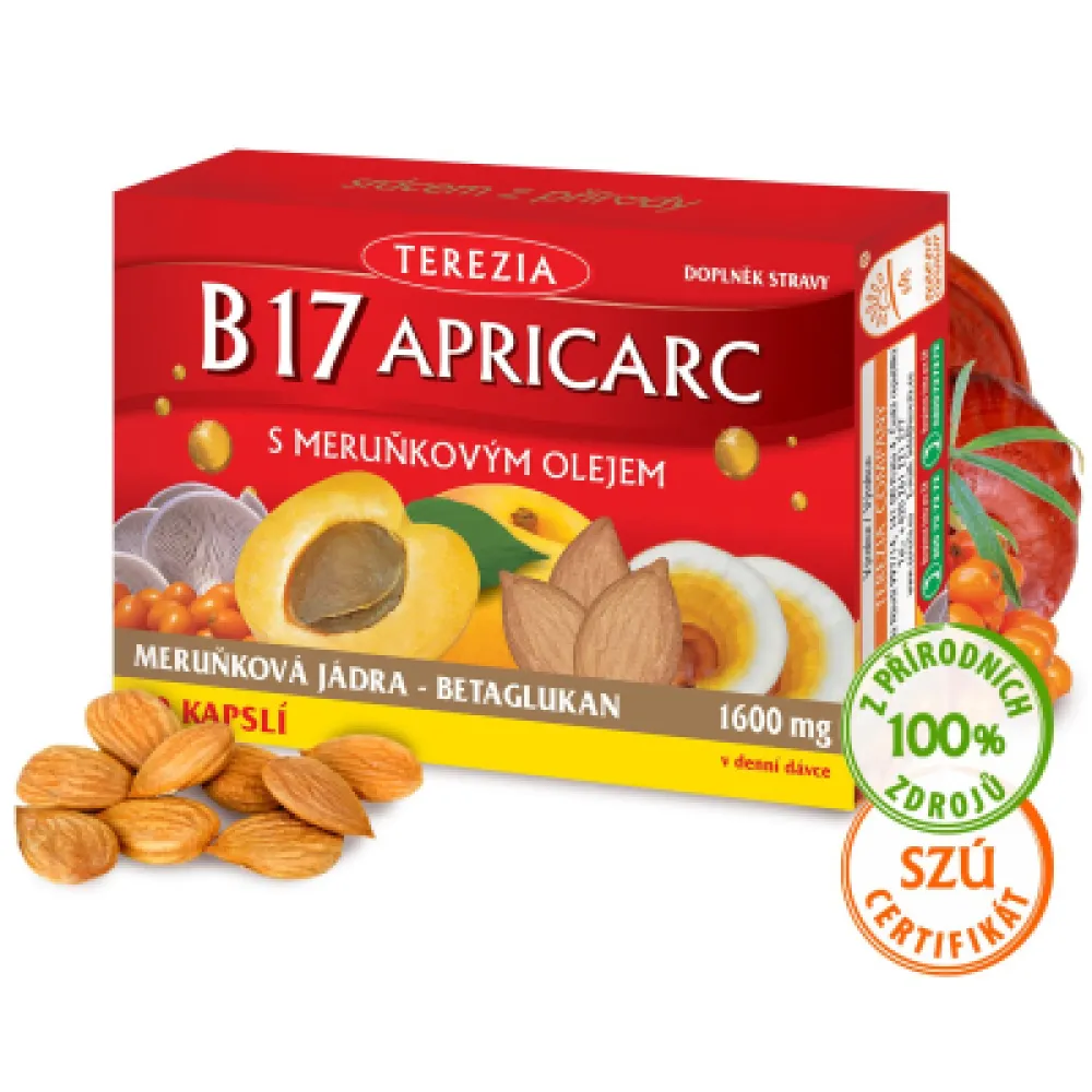 TEREZIA B17 APRICARC s meruňkovým olejem 180 kapslí