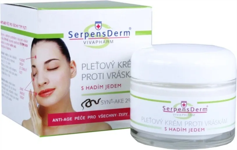 VIVAPHARM Serpensderm pleťový krém hadí jed 50ml