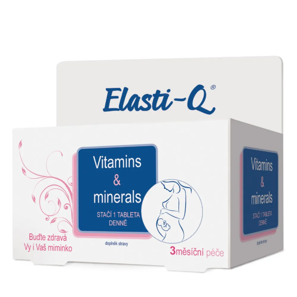 Elasti-Q Vitamins & Minerals s post.uvolňov.tbl.90