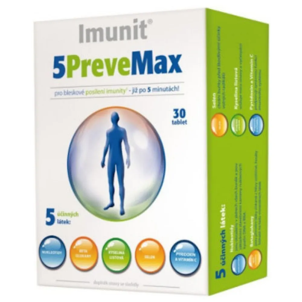 5PreveMax Imunit nukleotidy+betaglukan tbl.30