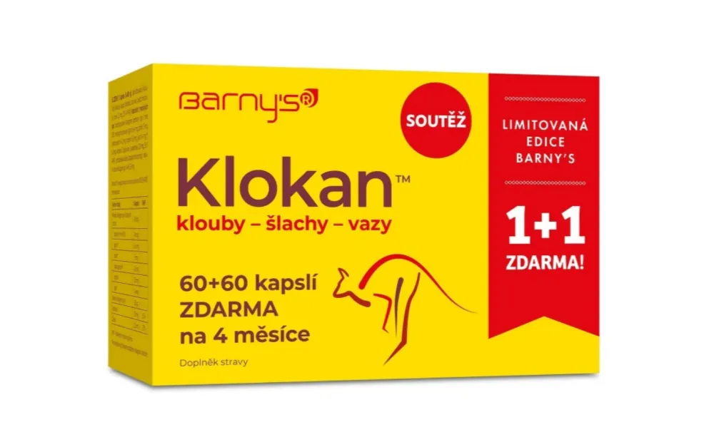 Barnys Klokan limitovaná edice cps.60+60 ZDARMA