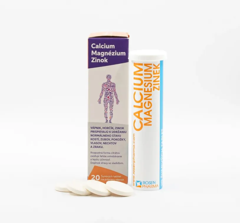 Rosen Calcium Magnesium Zinek tbl.eff.20