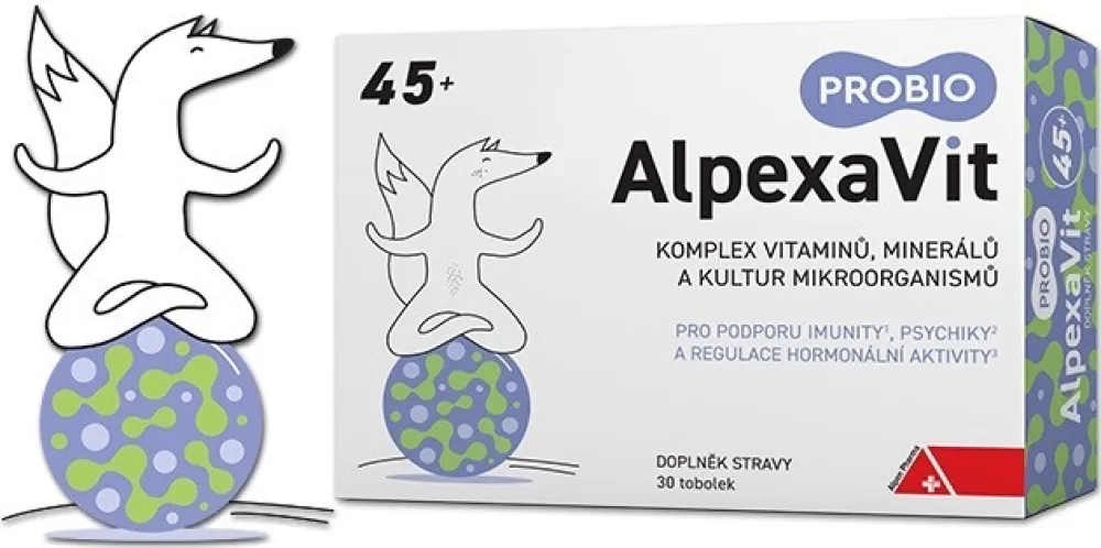 AlpexaVit PROBIO 45+ cps.30