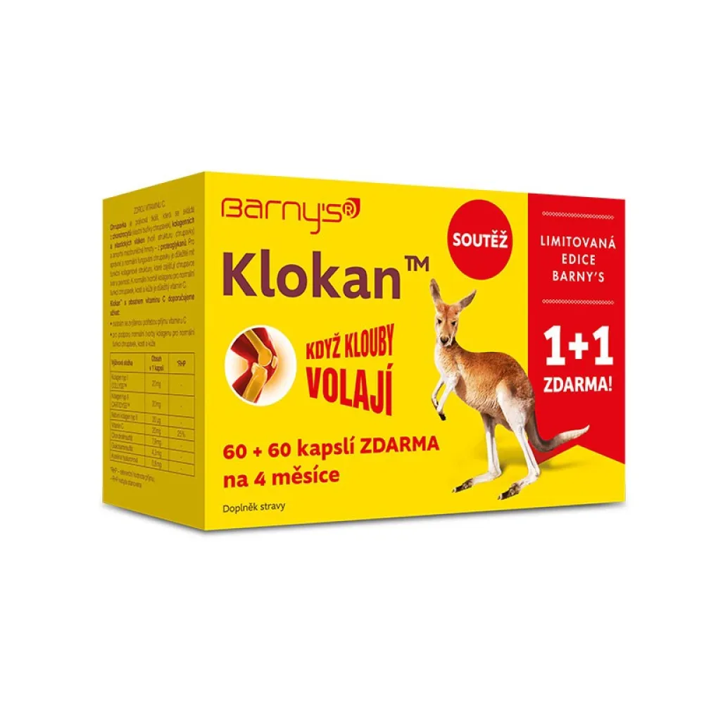 Klokan™, 60+60 kapslí ZDARMA