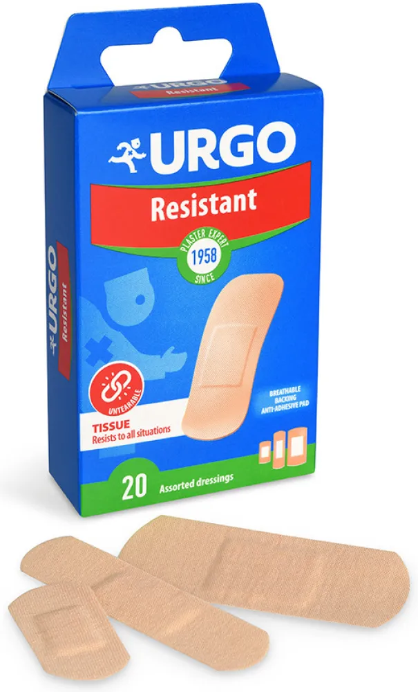 URGO RESISTANT Odolná náplast 20ks NOVÁ
