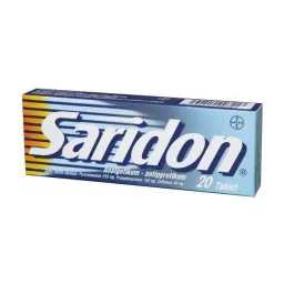 Saridon 250mg/150mg/50mg tbl.nob.20