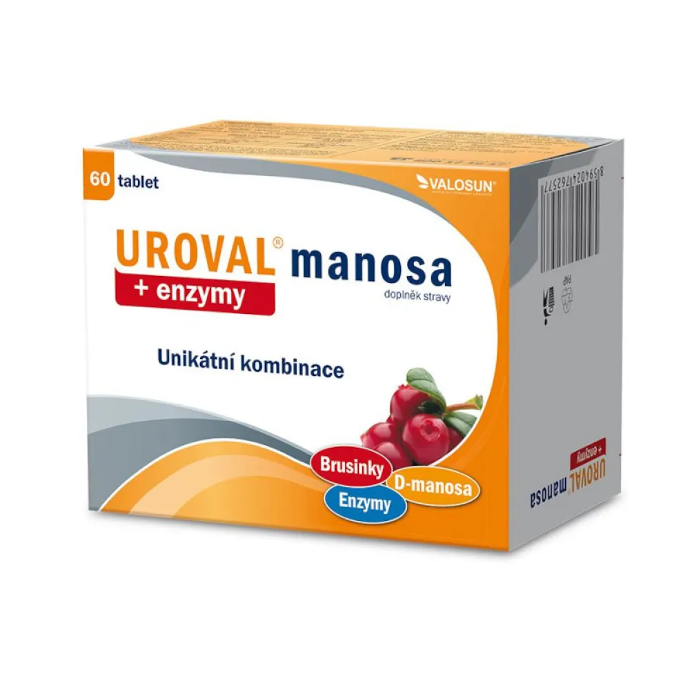 Uroval Manosa + Enzymy tbl.30