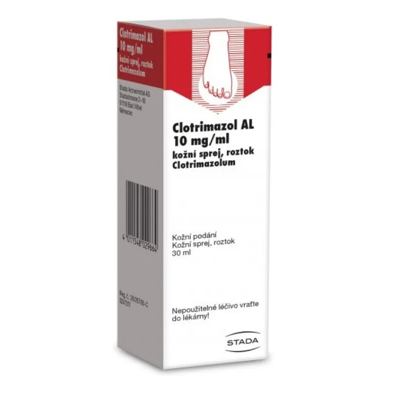 Clotrimazol AL 0.01g/ml drm.spr.sol.1x30ml