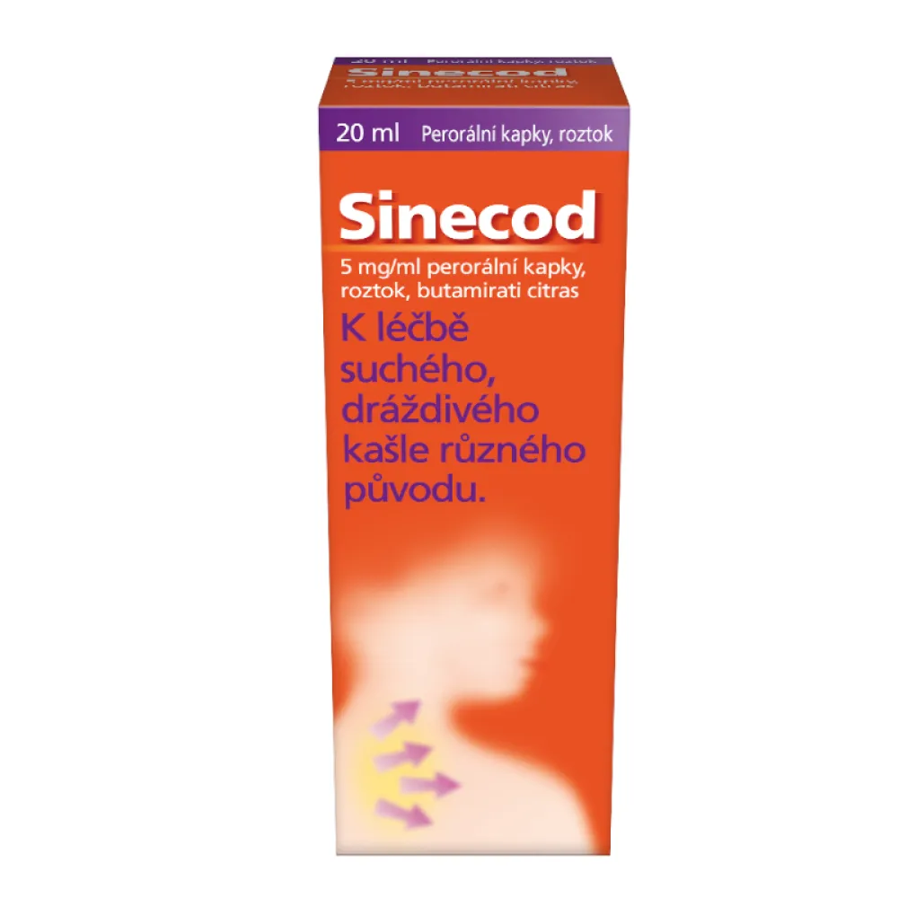 Sinecod 5mg/g por.gtt.sol.1x20ml CZ