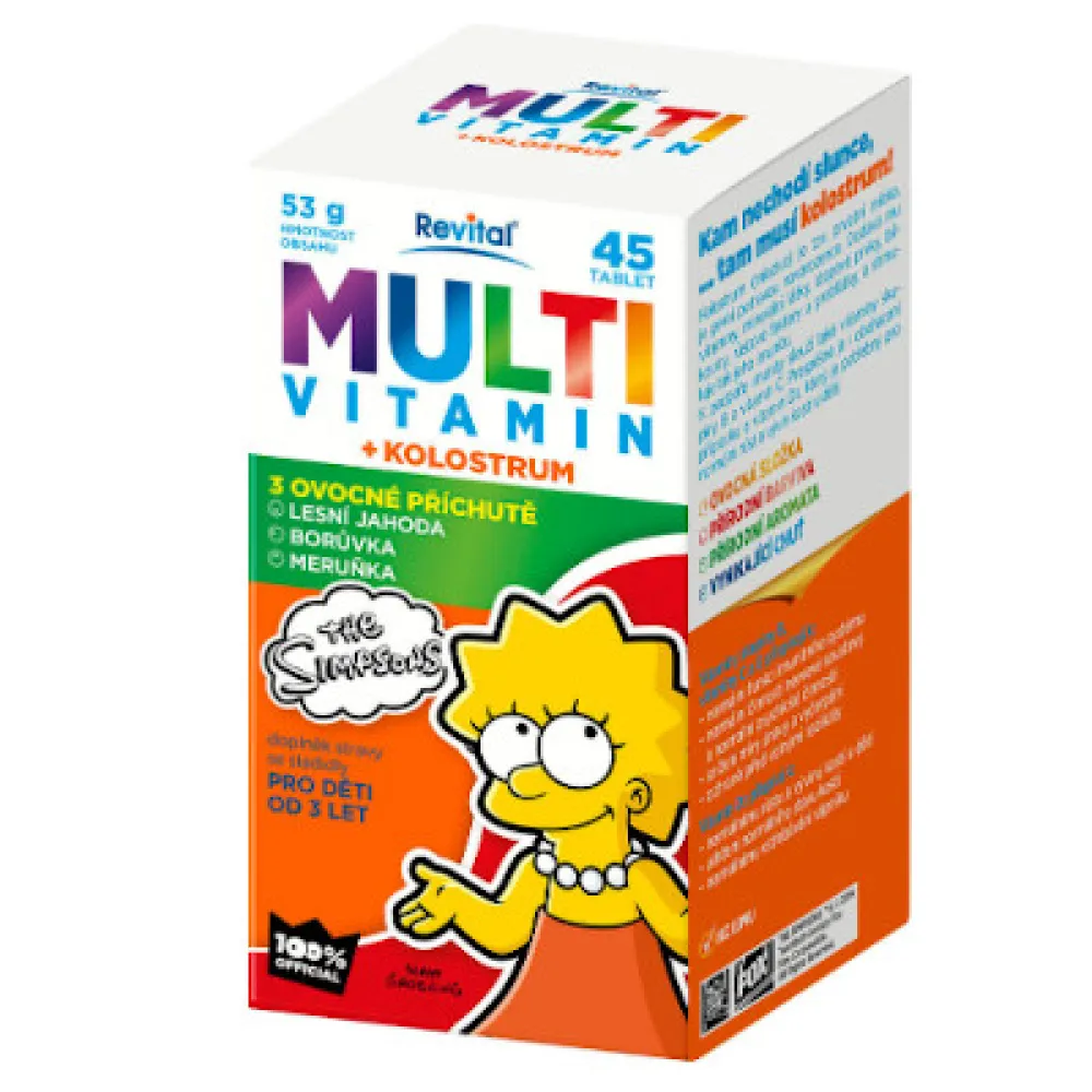 The Simpsons Multivitamin+kolostrum tbl.45