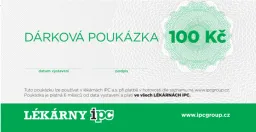 Dárková poukázka do kamenných LÉKÁREN ipc 100 Kč