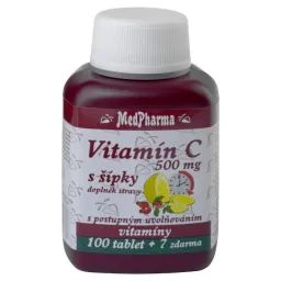 MedPharma Vitamin C 500mg s šípky prod.úč.tbl.107