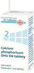 Calcium phosphorucum DHU D6(D12) tbl.nob.200