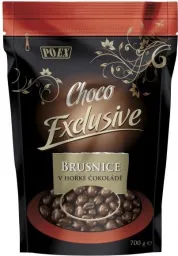 POEX Choco Exclusive Brusnice v hořké čoko.700g
