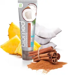 Biomed SUPERWHITE zubní pasta BIO 100g