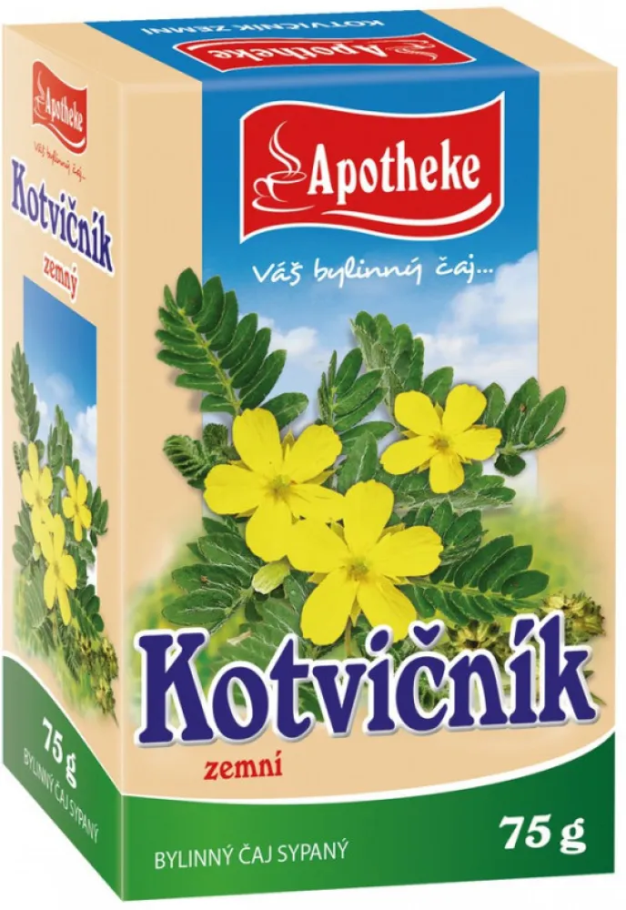 Apotheke Kotvičník zemní nať sypaný čaj 75g