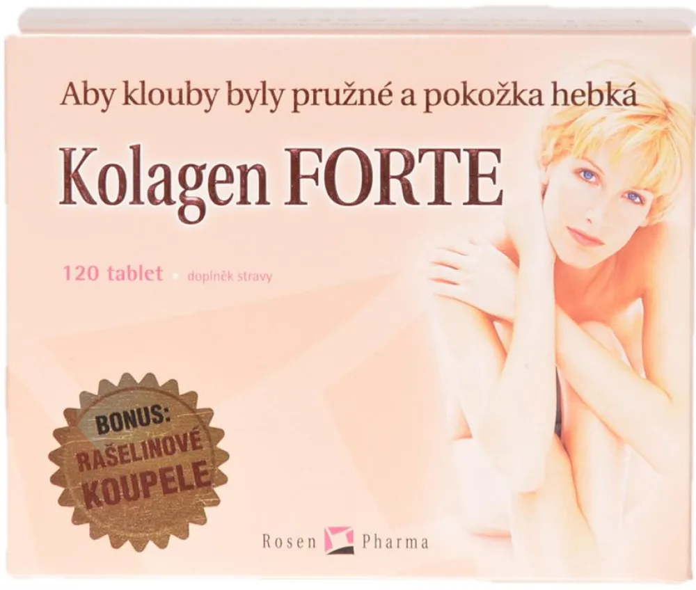 Rosen Kolagen Komplex tbl.120+rašel.koupele 2x50ml