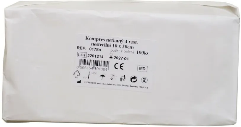 Kompres netk.text.nest.10x20cm/100ks Steriwund