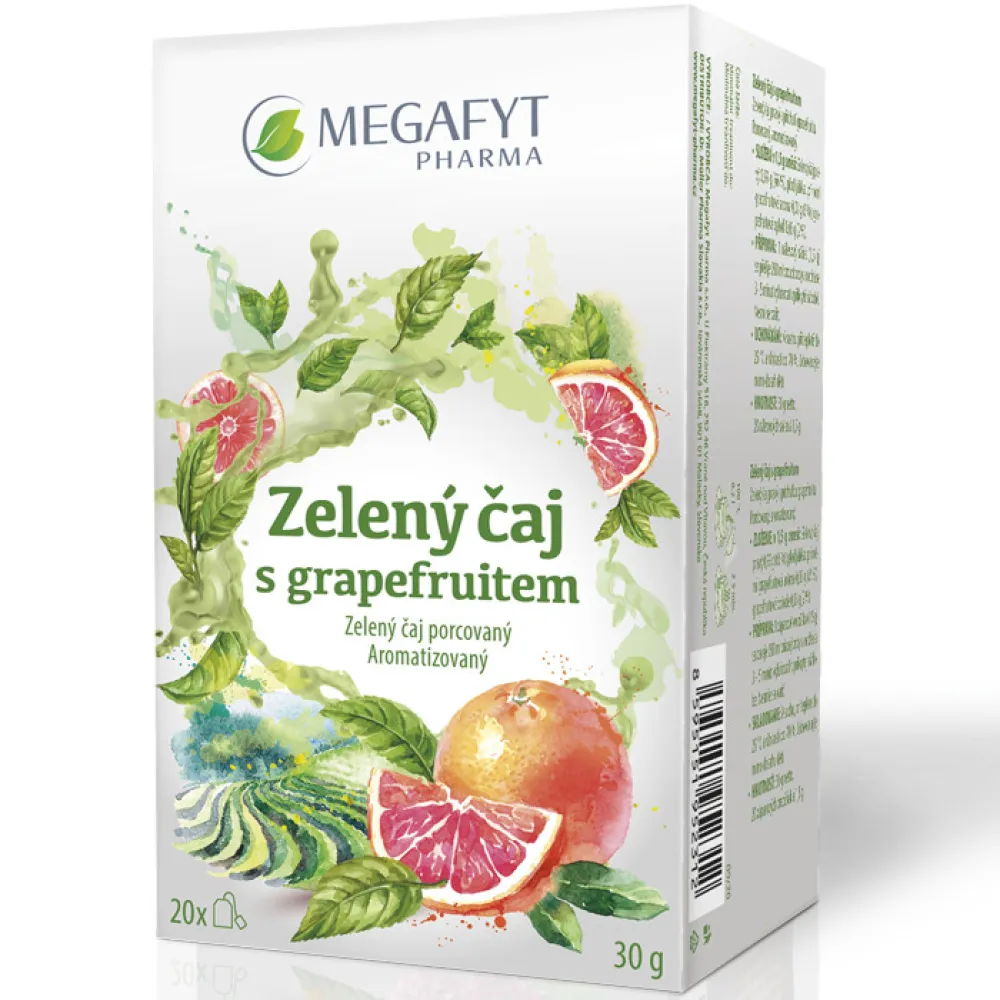 Megafyt Zelený čaj s grapefruitem 20x1.5g