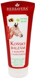 Koňský balzám konopí-kašt-kostival HERBAVERA 200ml