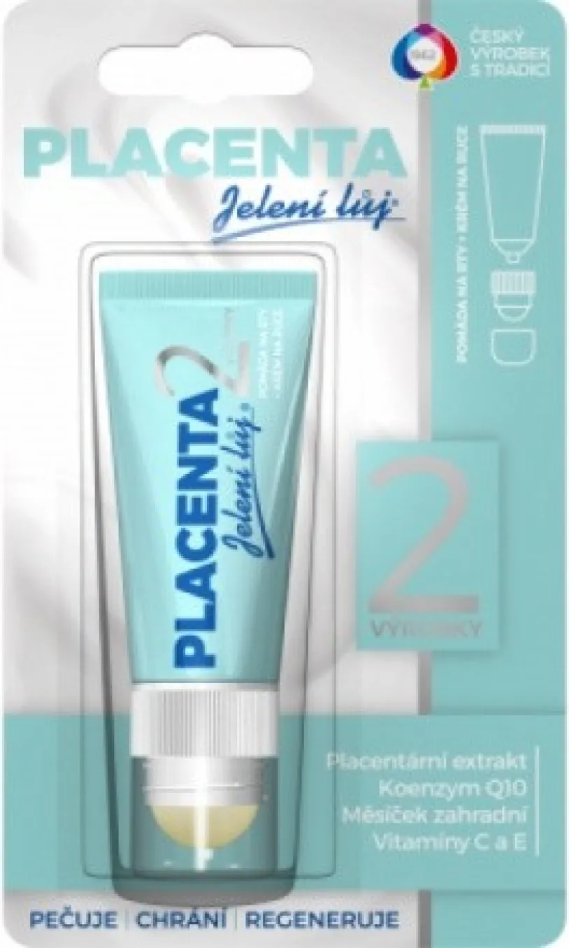 Placenta 2v1 Pomáda na rty a Krém na ruce 20ml
