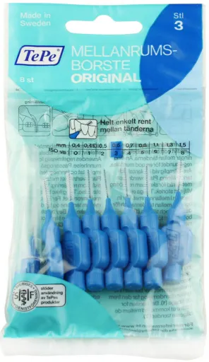 TePe mezizub.kartáčky modré 0.6mm 8ks sáček