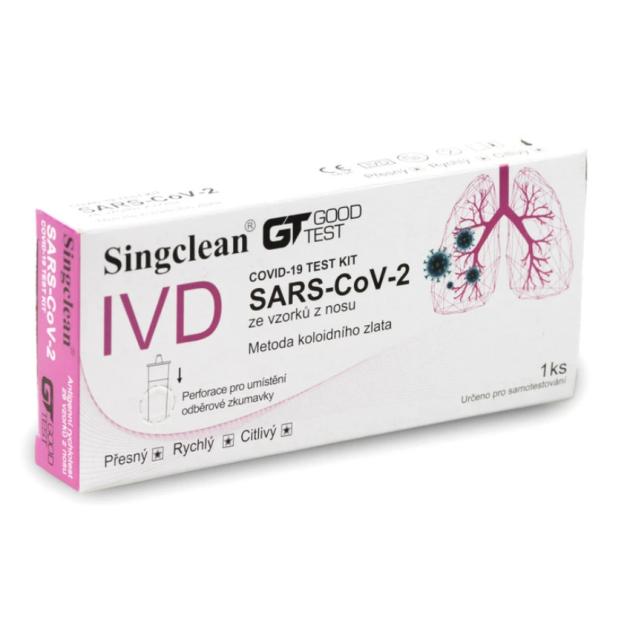 Antigenní test Singclean COVID-19 Test Kit, 1 ks 