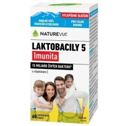 NatureVia Laktobacily 5 Imunita cps.60