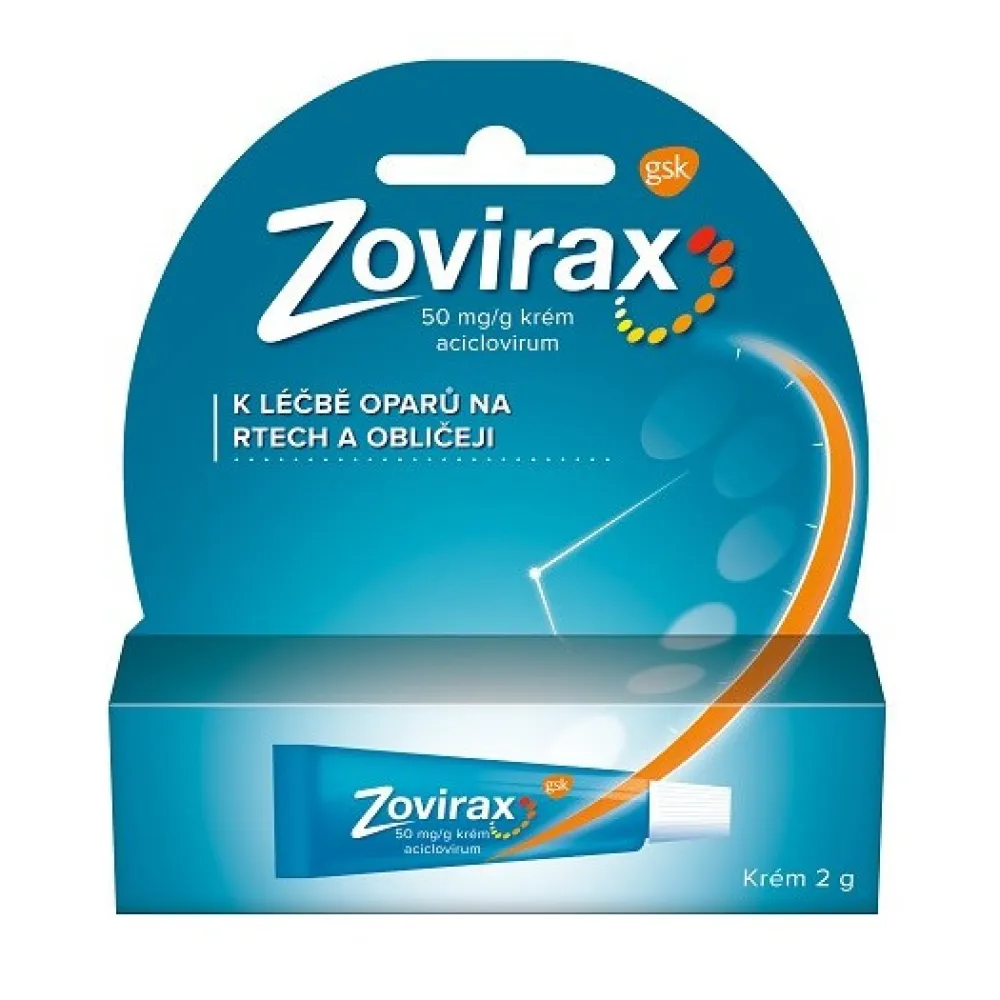 Zovirax 50mg/g crm.1x2g CZ