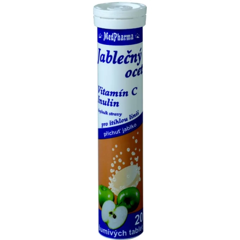 MedPharma Jablečný ocet+vlák.+vit.C+chrom tbl.37