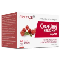 Barnys Cran-Urin™ Brusinky megaPAC, 60 kapslí
