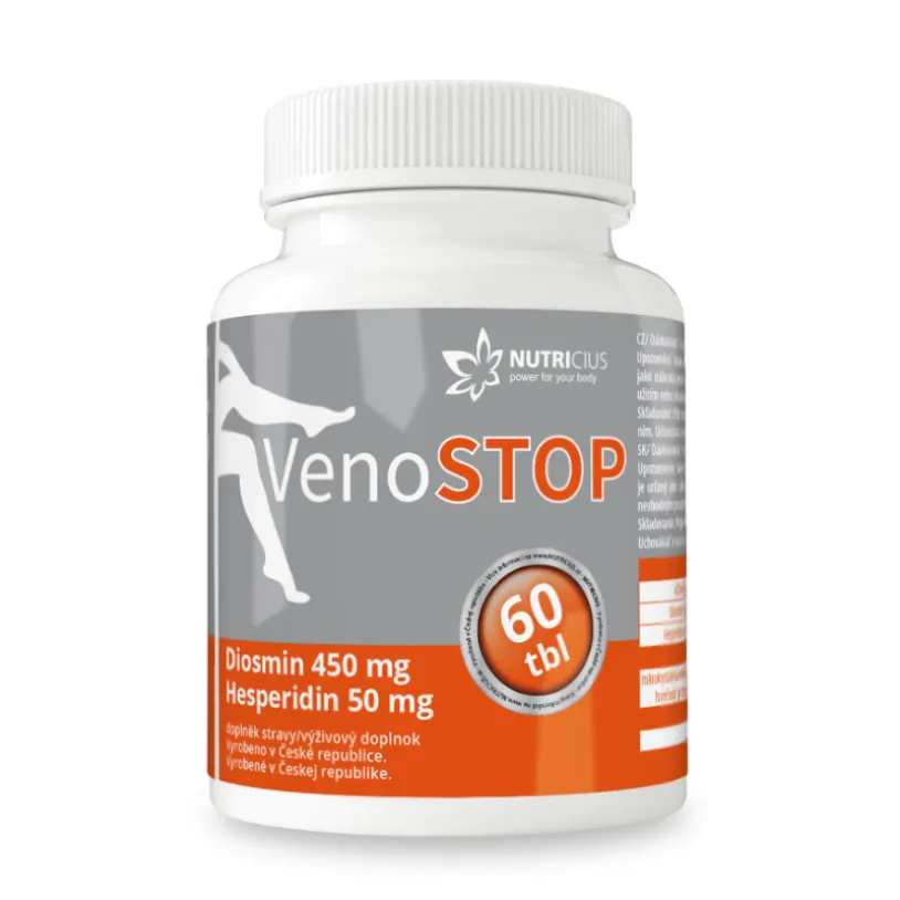 VenoSTOP Diosmin 450mg/Hesperidin 50mg tbl.60