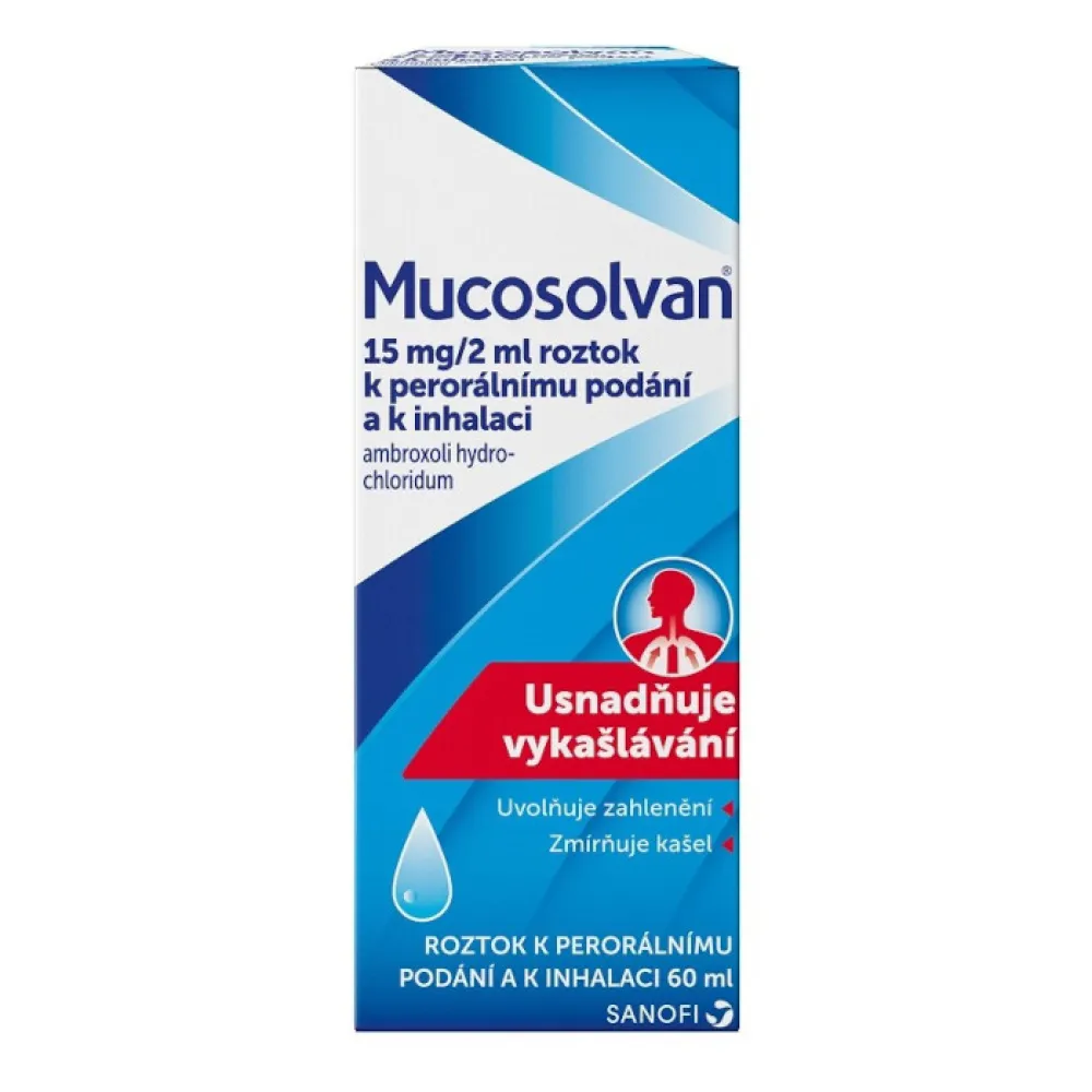 Mucosolvan 15mg/2ml por.sol./inh.sol.60ml