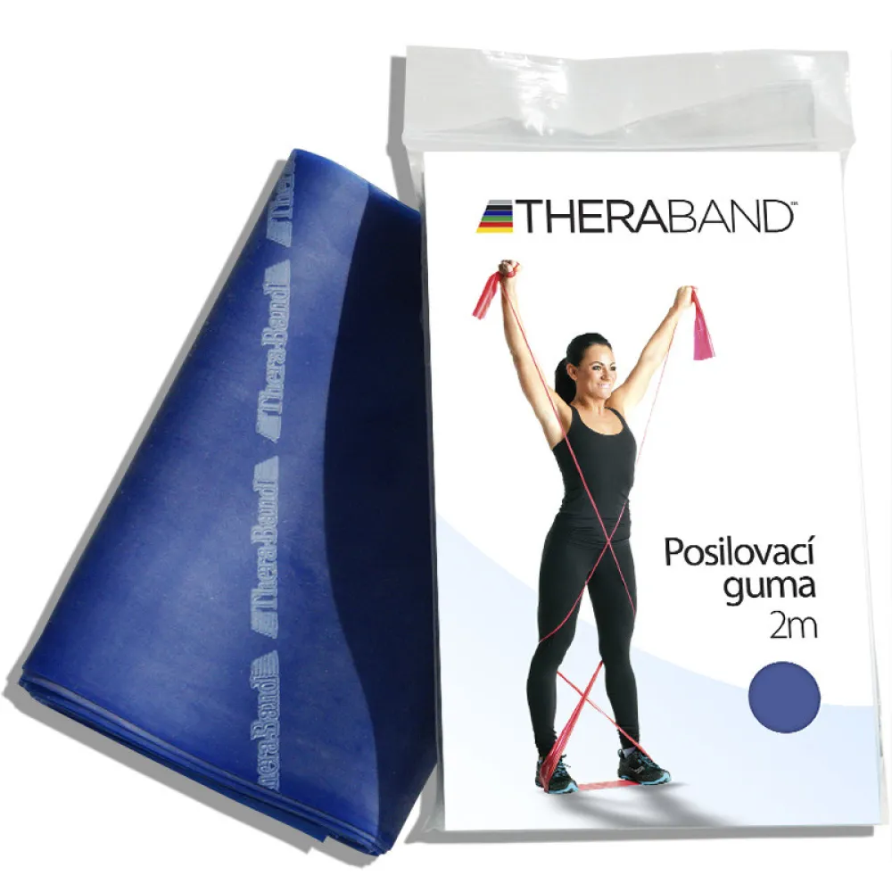 Thera-Band Posilovací guma 2m modrá extra silná