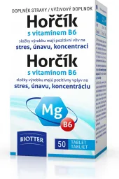 Biotter Hořčík 125mg s vitamínem B6 tbl.50