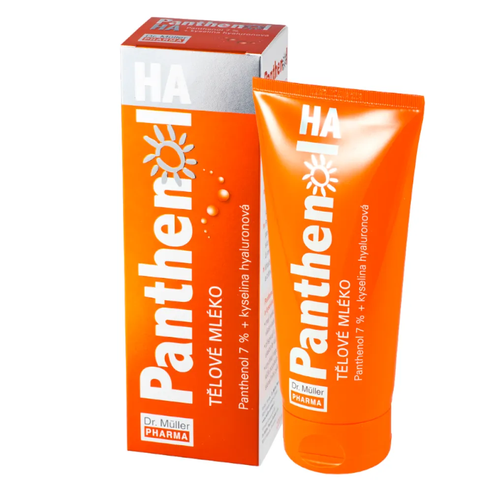 Panthenol HA tělové mléko 7% 200ml Dr.Müller