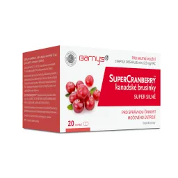 Barnys SuperCranberry™ kanadské brusinky SUPER SILNÉ, 20 kapslí