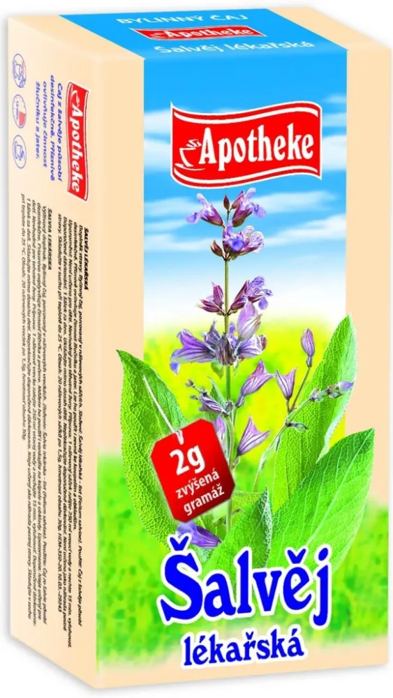 Apotheke Šalvěj lékařská čaj 20x2g